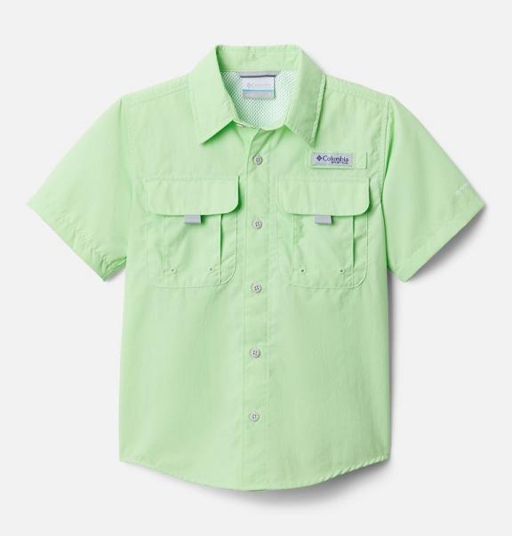 Columbia PFG Bahama Shirts Boys Green USA (US777726)